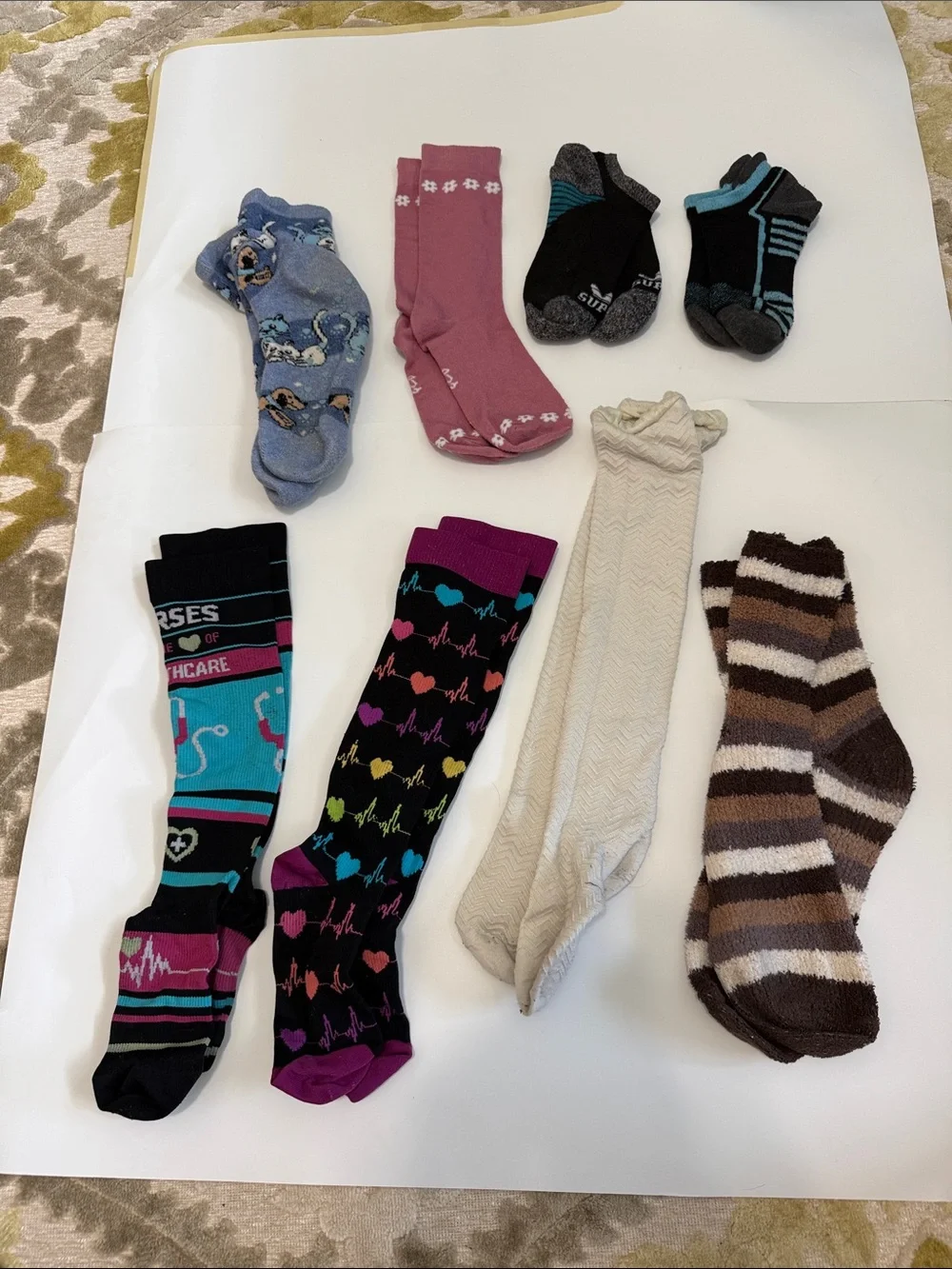 Woman’s Assorted Colorful Socks - Pack of Mixed Styles